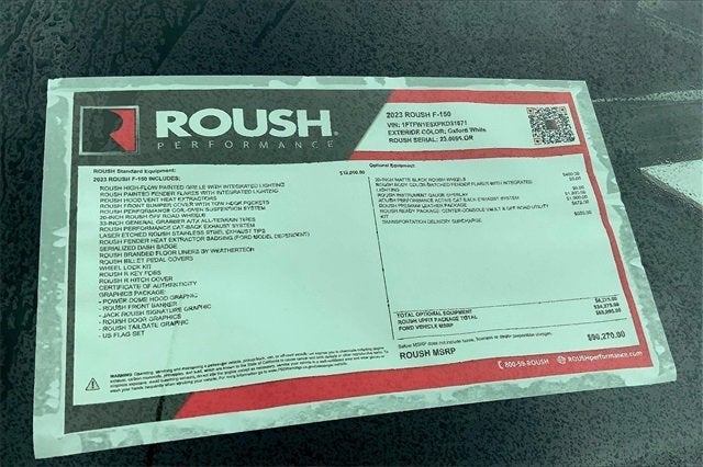 2023 Ford F-150 ROUSH EDITION DEMO